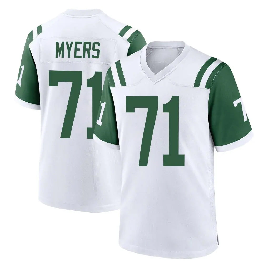 NY.Jets #71 Josh Myers Player White Classic Home Game Ldoa Stitched Jerseys