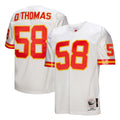 KC.Chiefs #58 Derrick Thomas Player White Mitchell & Ness 1994 Throwback Retired Ldoa Stitched Jerseys