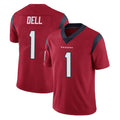 H.Texans #1 Tank Dell Player Red Limited Vapor Untouchable Home Game Ldoa Stitched Jerseys