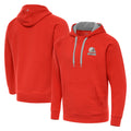 C.Browns ## Browns Blank Player Orange Brushed Carbon Pullover Hoodie Limited Ldoa Stitched Jerseys