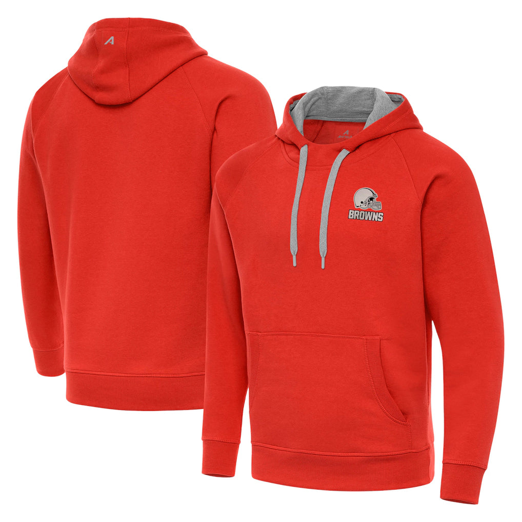 C.Browns ## Browns Blank Player Orange Brushed Carbon Pullover Hoodie Limited Ldoa Stitched Jerseys