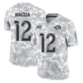 LA.Rams #12 Puka Nacua Player Arctic Camo Salute To Service Limited Game Ldoa Stitched Jerseys