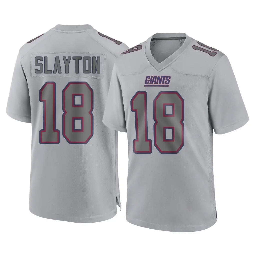 NY.Giants #18 Darius Slayton Player Gray Atmosphere Fashion Limited Game Ldoa Stitched Jerseys
