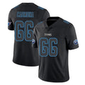 T.Titans #66 Fernando Carmona Jr. Player Black Impact Limited Home Game Ldoa Stitched Jerseys