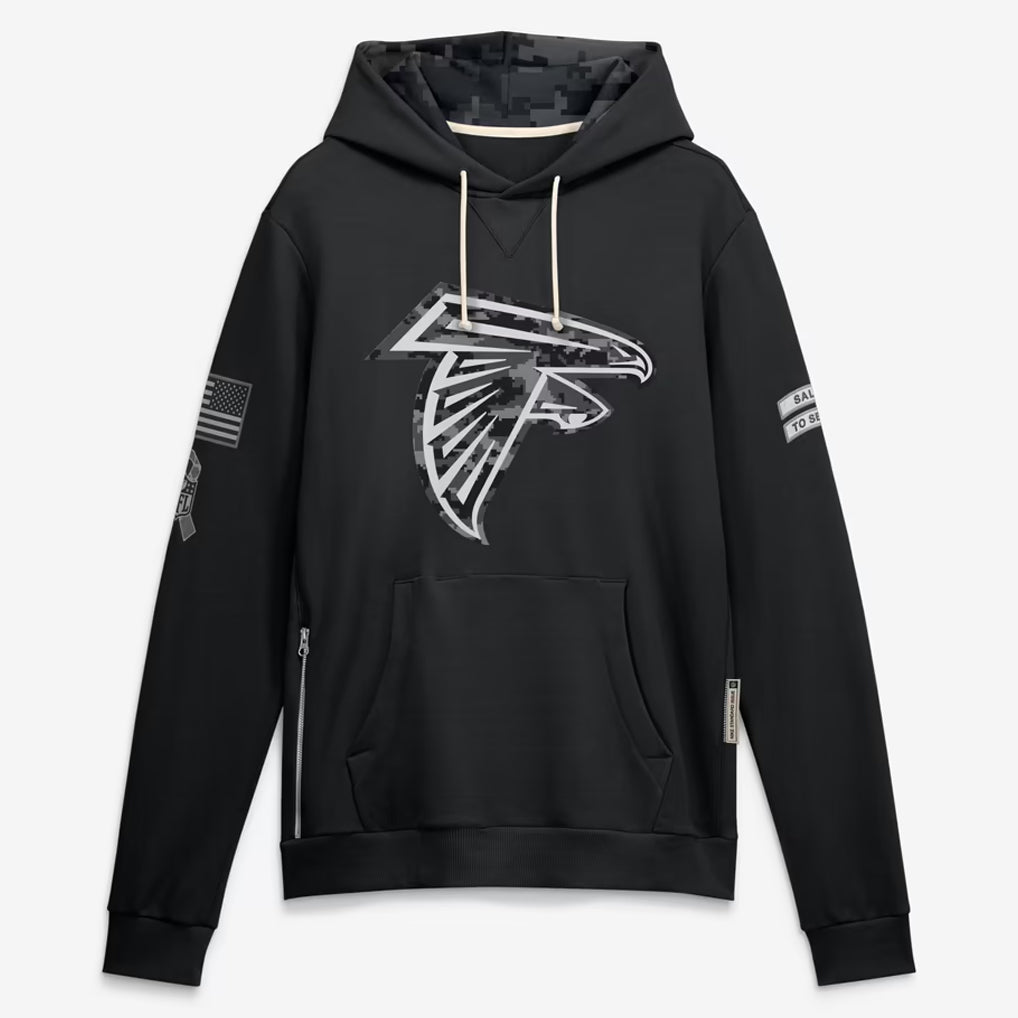 A.Falcons 2026 Black Logo Pullover Hoodies Limited Game Ldoa Stitched Jerseys