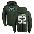 NY.Jets #52 Kingsley Enagbare Player Green LOGO Pullover Hoodies Limited Game Ldoa Stitched Jerseys