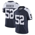 D.Cowboys #52 Tyler Booker Player Navy-White Limited Alternate Vapor Untouchable Home Game Ldoa Stitched Jerseys