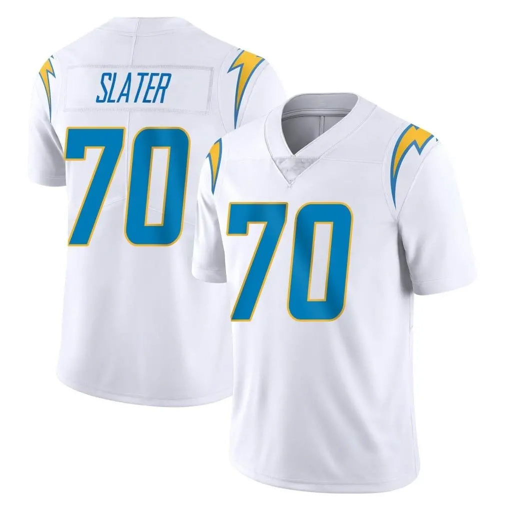 LA.Chargers #70 Rashawn Slater Player White Limited Vapor Untouchable Home Game Ldoa Stitched Jerseys