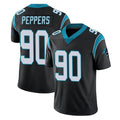 C.Panthers #90 Julius Peppers Player Black Vapor Untouchable Limited Game Ldoa Stitched Jerseys