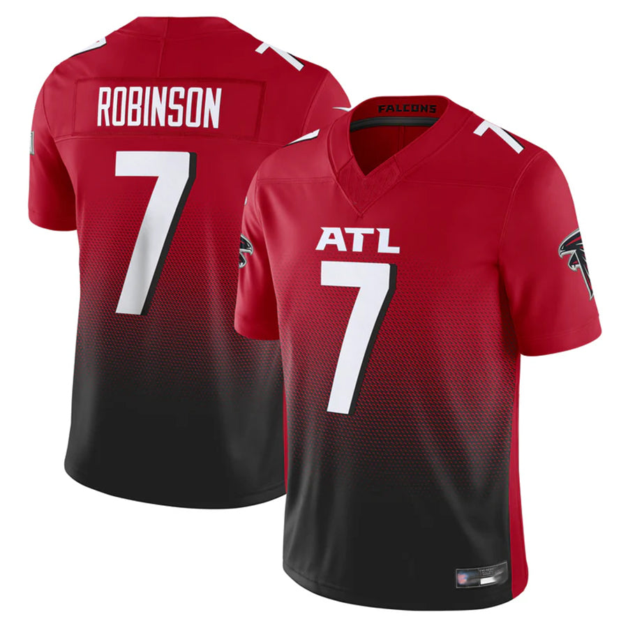 A.Falcons #7 Bijan Robinson Player Red Vapor F.U.S.E. Limited Ldoa Stitched Jerseys