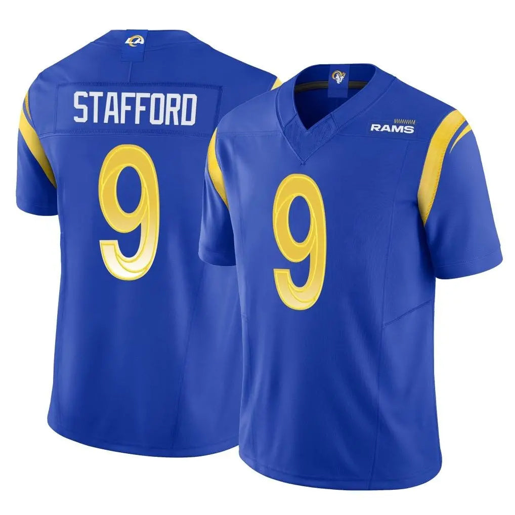 LA.Rams #9 Matthew Stafford Player Royal Limited Vapor F.U.S.E. Home Game Ldoa Stitched Jerseys