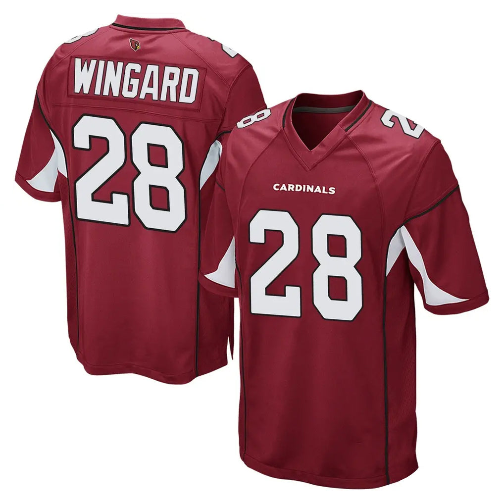 A.Cardinals #28 Andrew Wingard Player Cardinal Home Game Stitched Jerseys