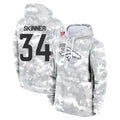 D.Broncos #34 JL Skinner Player Arctic Camo Salute to Service Hoodies Limited Game Ldoa Stitched Jerseys