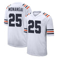 C.Bears #25 Kyle Monangai Player White Classic Home Game Ldoa Stitched Jerseys