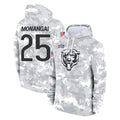 C.Bears #25 Kyle Monangai Player Arctic Camo Salute to Service Pullover Hoodies Limited Ldoa Stitched Jerseys