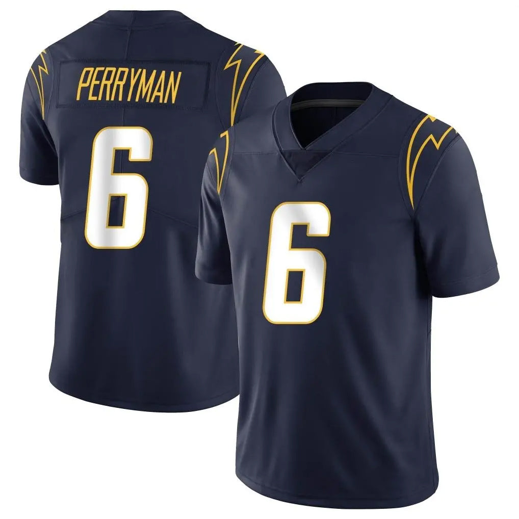 LA.Chargers #6 Denzel Perryman Player Navy Limited Vapor Untouchable Home Game Ldoa Stitched Jerseys