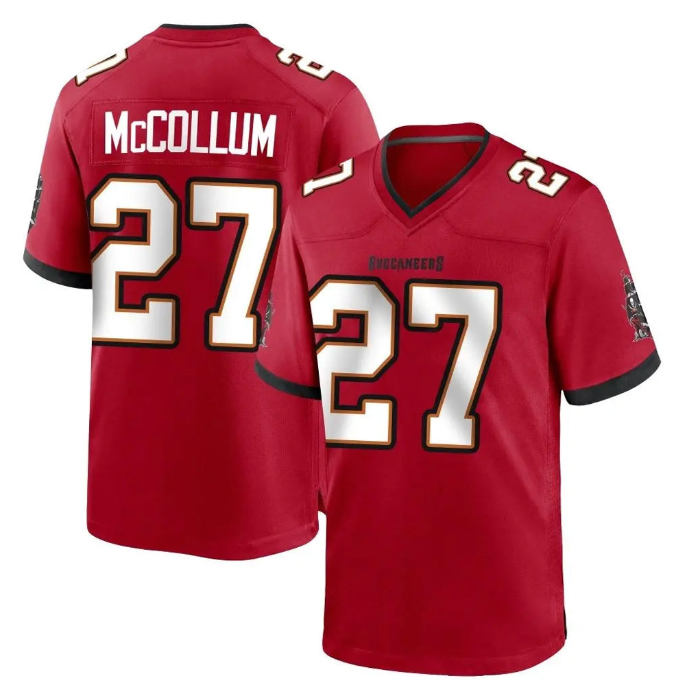 TB.Buccaneers #27 Zyon McCollum Player Red Home Game Ldoa Stitched Jerseys