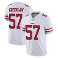 SF.49ers #57 Dre Greenlaw Player White Limited Vapor Untouchable Home Game Ldoa Stitched Jerseys