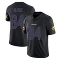 M.Vikings #84 Josh Oliver Player Black Impact LImited Home Game Ldoa Stitched Jerseys