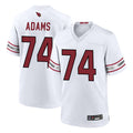A.Cardinals #74 Isaiah Adams Player White Home Game Ldoa Stitched Jerseys