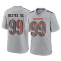 C.Bears #99 Gervon Dexter Sr. Player Gray Atmosphere Fashion Game Ldoa Stitched Jerseys