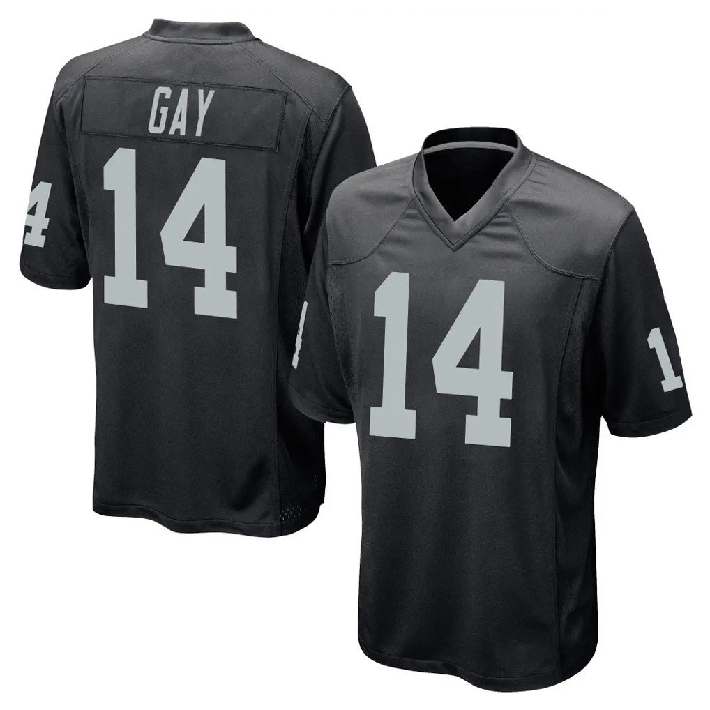 LV.Raiders #14 Matt Gay Player Black Home Game Ldoa Stitched Jerseys