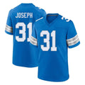 D.Lions #31 Kerby Joseph Player Blue Alternate Home Game Ldoa Stitched Jerseys