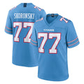 T.Titans #77 Peter Skoronski Player Light Blue 2026 Game Home Ldoa Stitched Jerseys