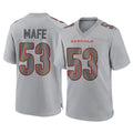 C.Bengals #53 Boye Mafe Player Gray Atmosphere Fashion Game Ldoa Stitched Jerseys