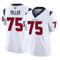 H.Texans #75 Wyatt Teller Player White Limited Vapor F.U.S.E. Home Game Ldoa Stitched Jerseys