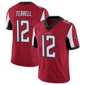 A.Falcons #12 Avieon Terrell Player Red Color Vapor Untouchable Limited Home Game Ldoa Stitched Jerseys