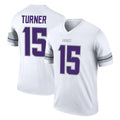 M.Vikings #15 Dallas Turner Player White Alternate Legend Home Game Ldoa Stitched Jerseys