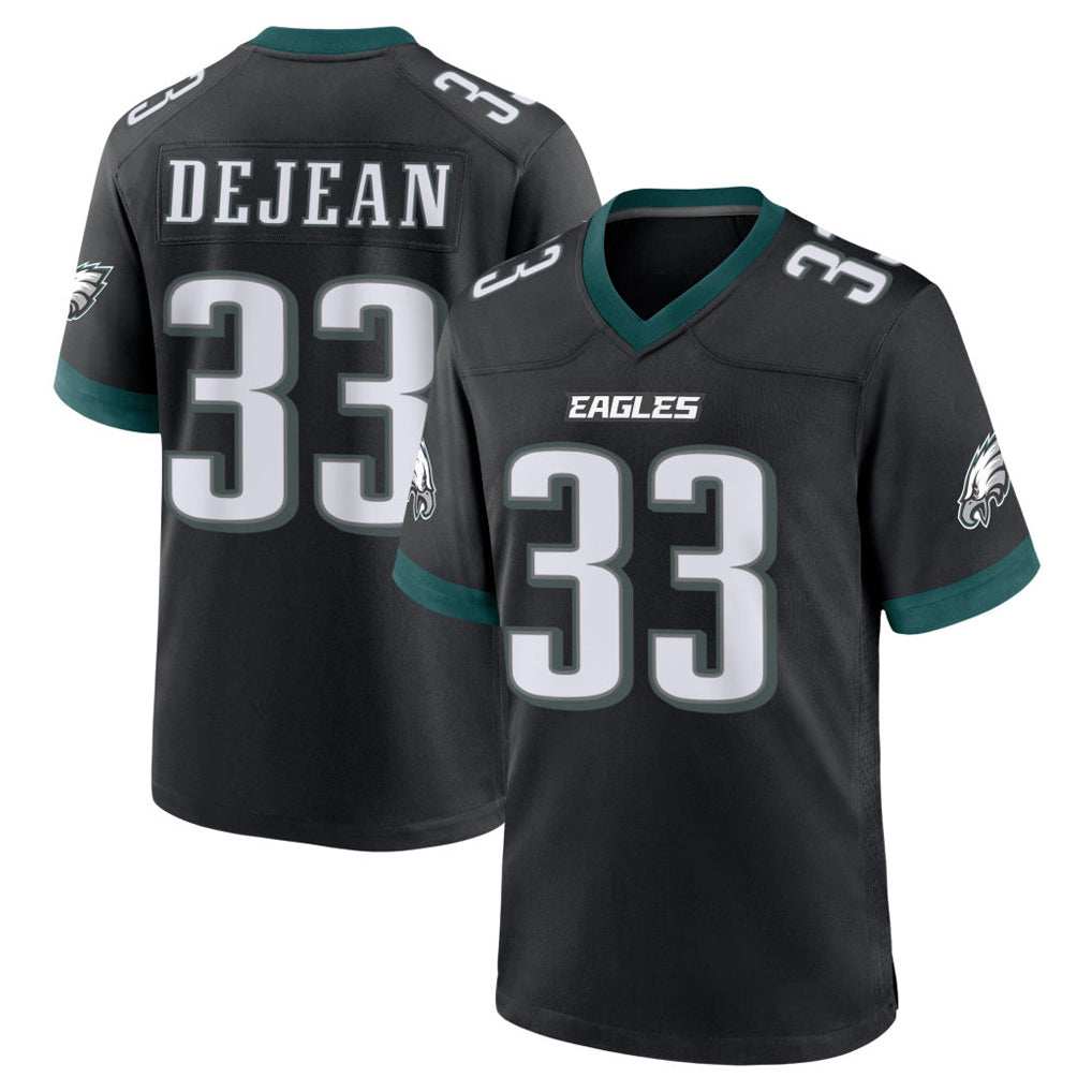 P.Eagles #33 Cooper DeJean Player Black Game Home Ldoa Stitched Jerseys