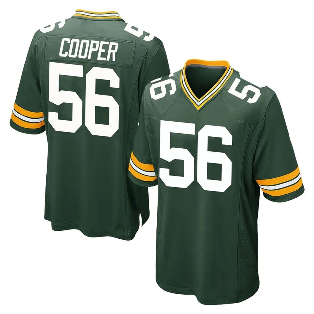 GB.Packers #56 Edgerrin Cooper Player Green Home Game Ldoa Stitched Jerseys