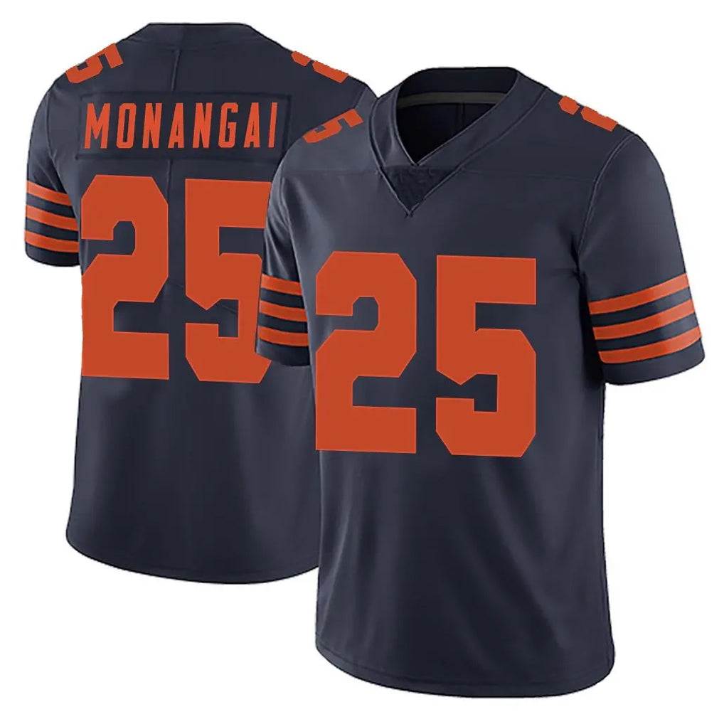C.Bears #25 Kyle Monangai Player Navy Blue Alternate Vapor Untouchable Limited Ldoa Stitched Jerseys