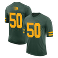 GB.Packers #50 Zach Tom Player Green Alternate Vapor Home Game Ldoa Stitched Jerseys