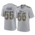 LA.Rams #55 Braden Fiske Player Gray Atmosphere Fashion Home Game Ldoa Stitched Jerseys