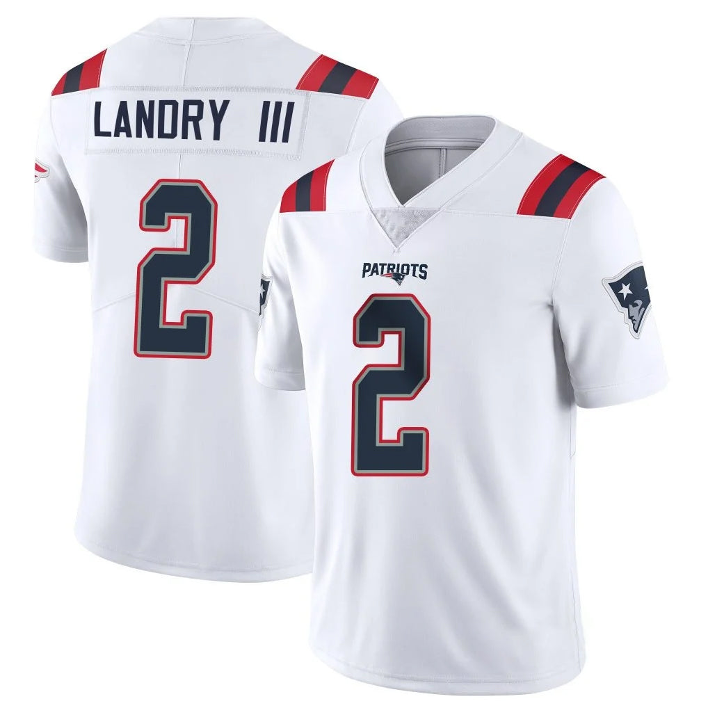 NE.Patriots #2 Harold Landry III Player White Vapor Untouchable Home Game Ldoa Stitched Jerseys