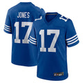 IN.Colts #17 Daniel Jones Player Royal Limited Home Game Ldoa Stitched Jerseys