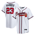 A.Braves #23 Michael Harris II Player White Home Game Ldoa Stitched Jerseys