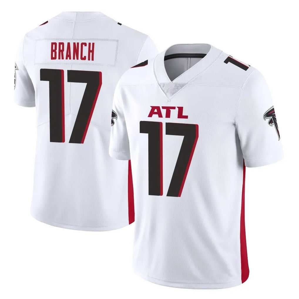 A.Falcons #17 Zachariah Branch Player White Vapor Untouchable Limited Home Game Ldoa Stitched Jerseys