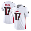 A.Falcons #17 Zachariah Branch Player White Vapor Untouchable Limited Home Game Ldoa Stitched Jerseys