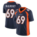 D.Broncos #69 Mike McGlinchey Player Navy Vapor Untouchable Limited Game Ldoa Stitched Jerseys