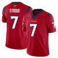 H.Texans #7 CJ Stroud Player Red Limited Vapor F.U.S.E. Home Game Ldoa Stitched Jerseys