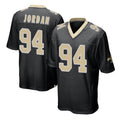 NO.Saints #94 Cameron Jordan Player Black Home Game Ldoa Stitched Jerseys
