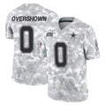 D.Cowboys #0 DeMarvion Overshown Player Arctic Camo Salute to Service Limited Home Game Ldoa Stitched Jerseys