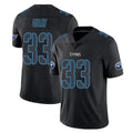 T.Titans #33 Cedric Gray Player Black Impact Limited Home Game Ldoa Stitched Jerseys
