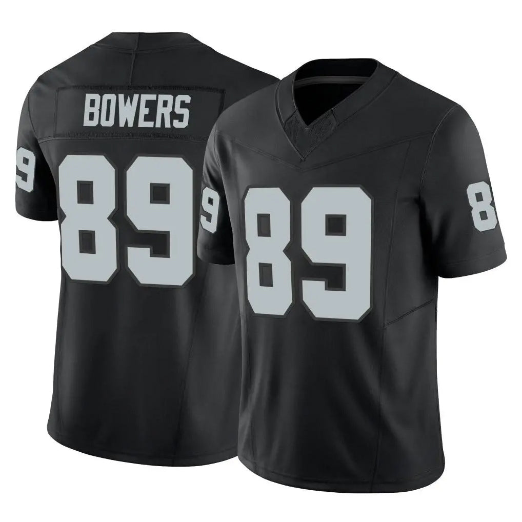 LV.Raiders #89 Brock Bowers Player Black Limited Vapor F.U.S.E. Home Game Ldoa Stitched Jerseys