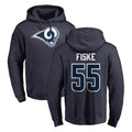 LA.Rams #55 Braden Fiske Player Navy Pullover Hoodie Limited Game Ldoa Stitched Jerseys