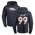 D.Broncos #99 Zach Allen Player Navy Pullover Hoodie Limited Ldoa Stitched Jerseys